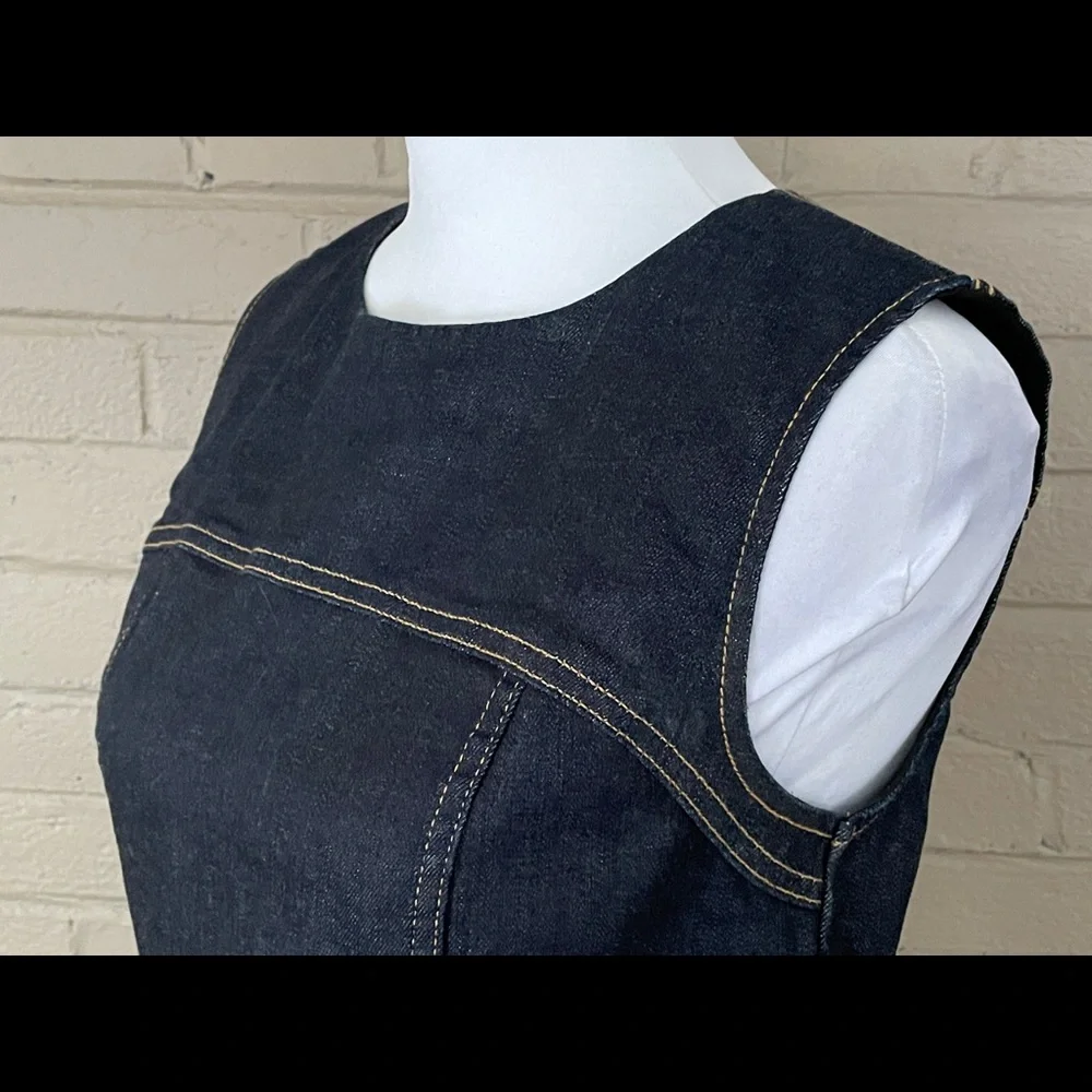 7 for all Mankind  Denim crop top  S
